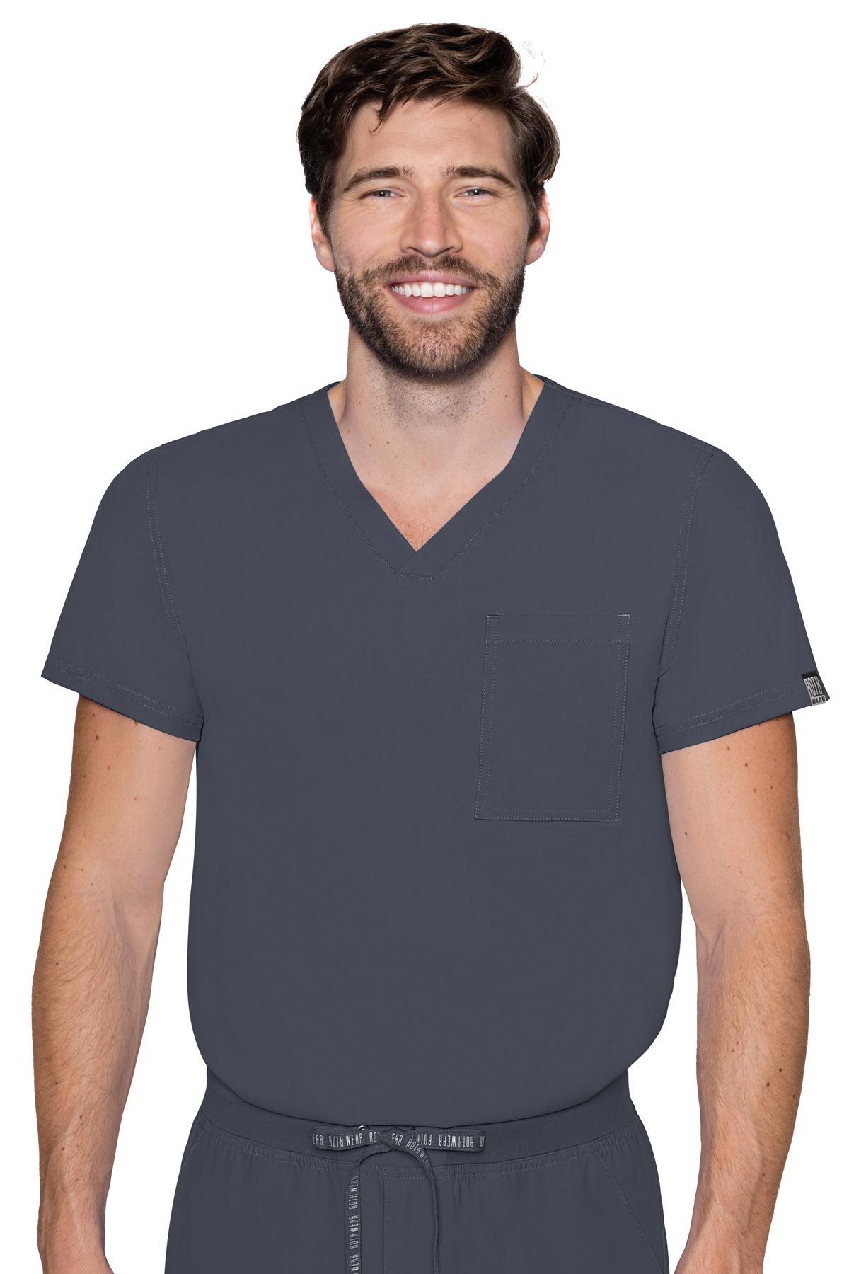 MC 2478 Insight Men’s Tuck-In V-Neck Scrub Top – 1 Pocket