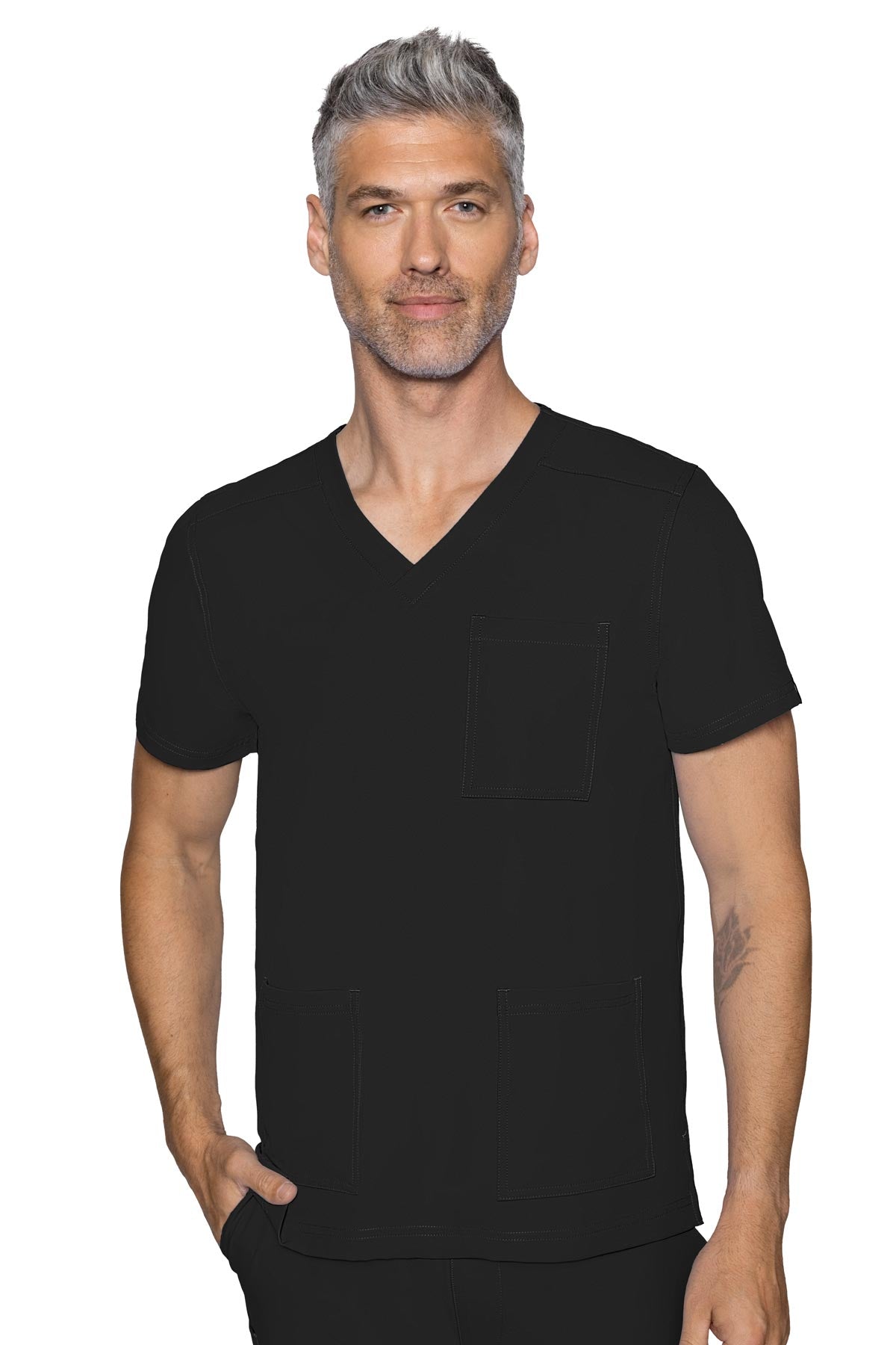 MC 2486 Insight Men's V-Neck Scrub Top – 3 Pockets