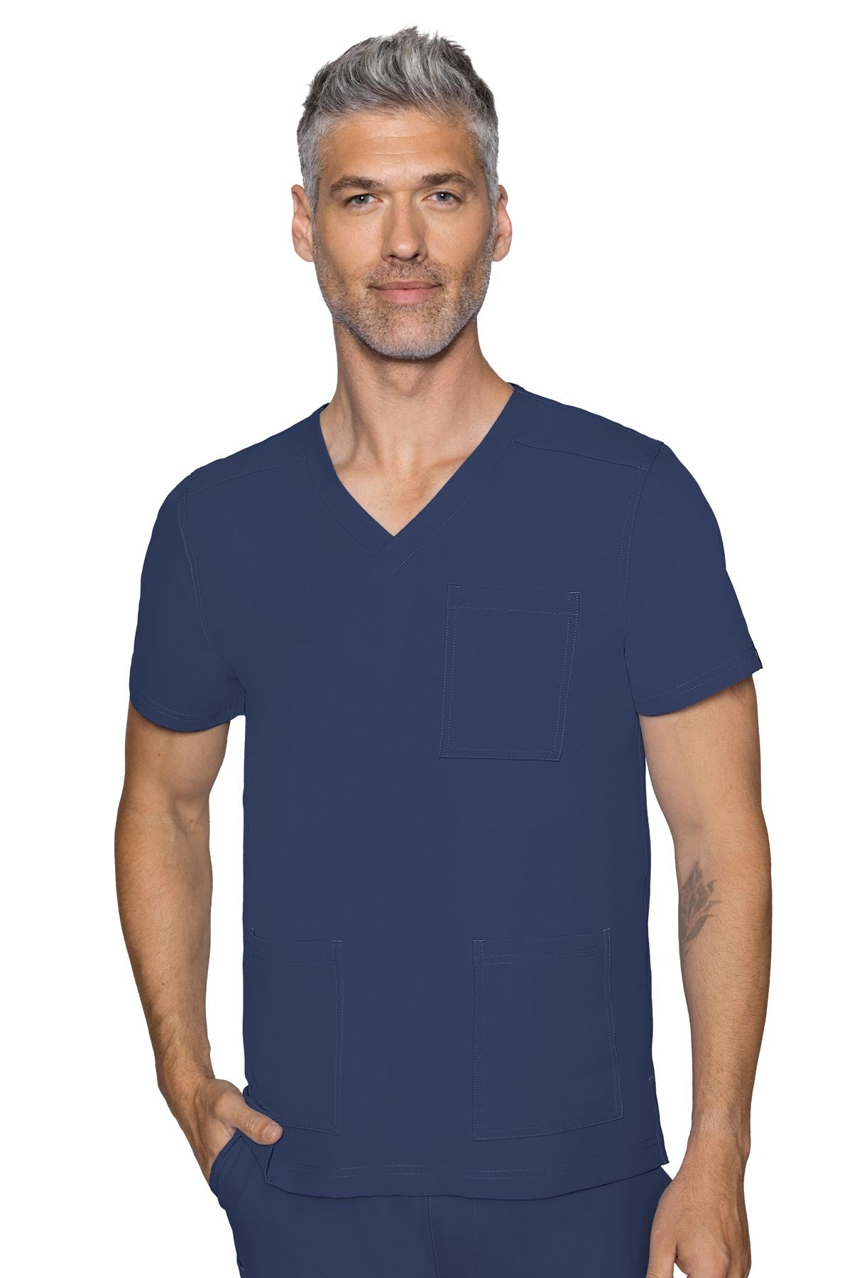 MC 2486 Insight Men's V-Neck Scrub Top – 3 Pockets