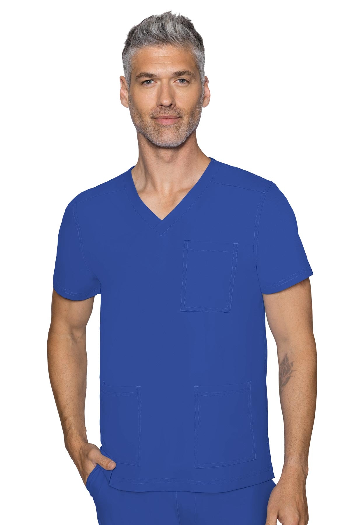 MC 2486 Insight Men's V-Neck Scrub Top – 3 Pockets