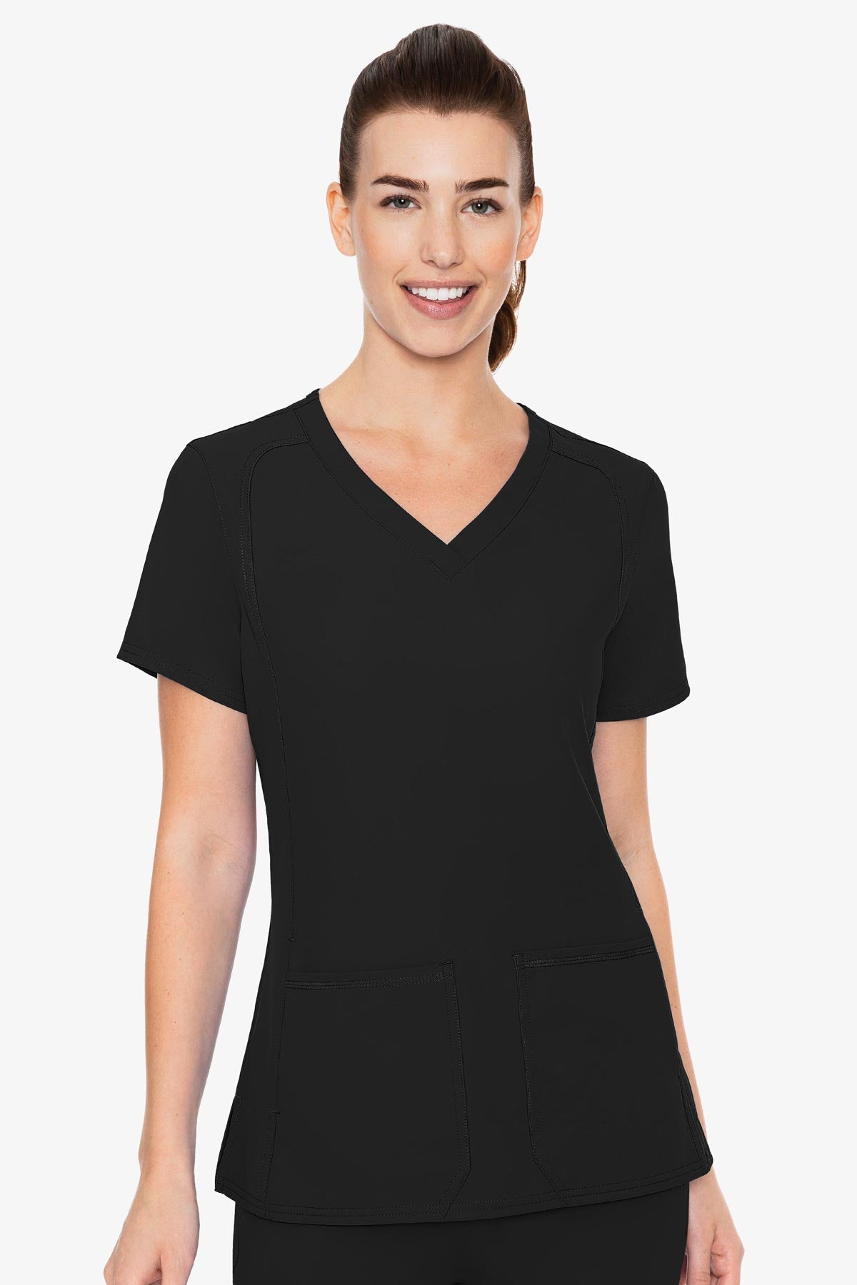 MED COUTURE 2468 SIDE POCKET TOP