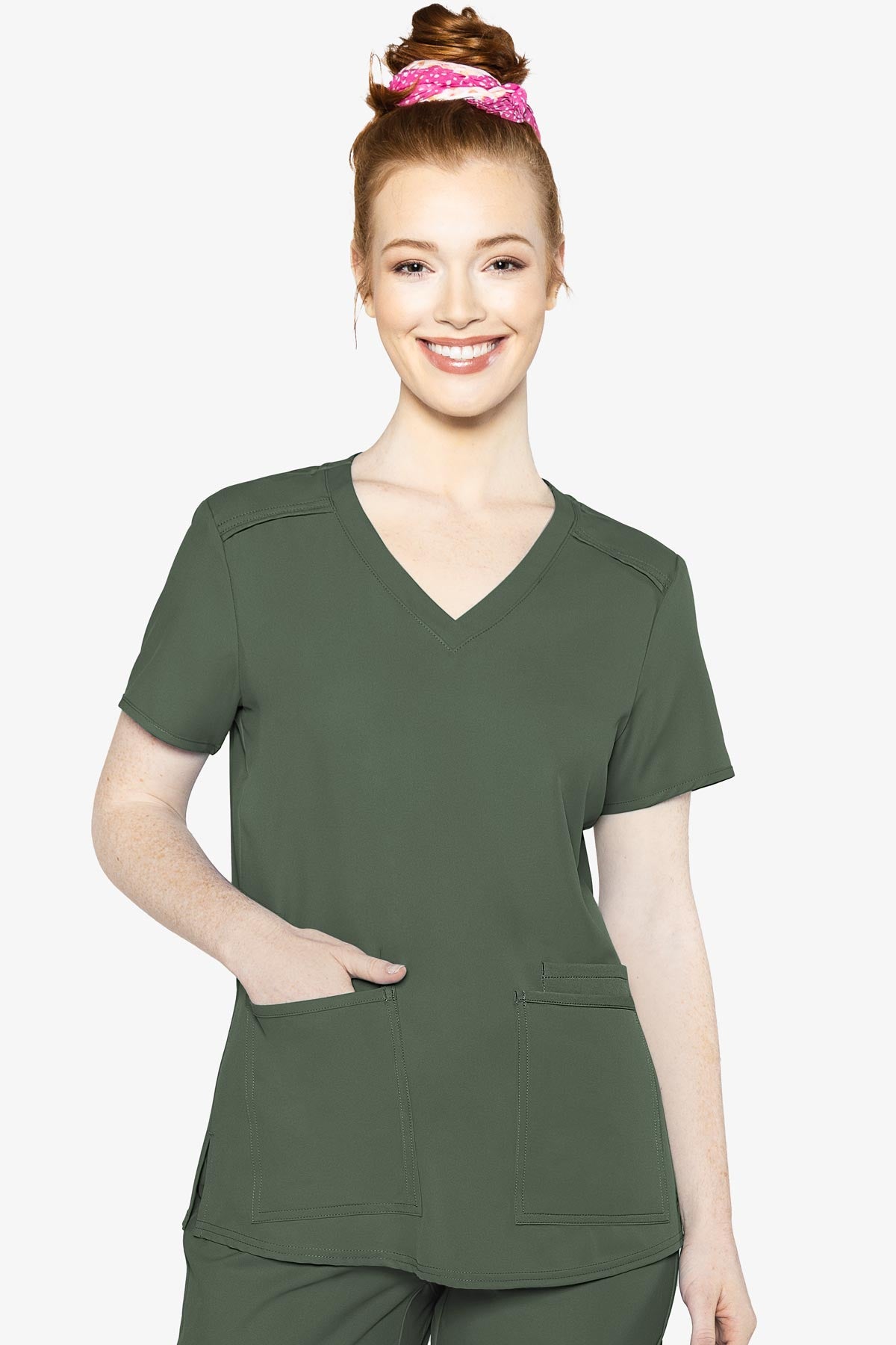 MED COUTURE 2411 3 POCKET TOP