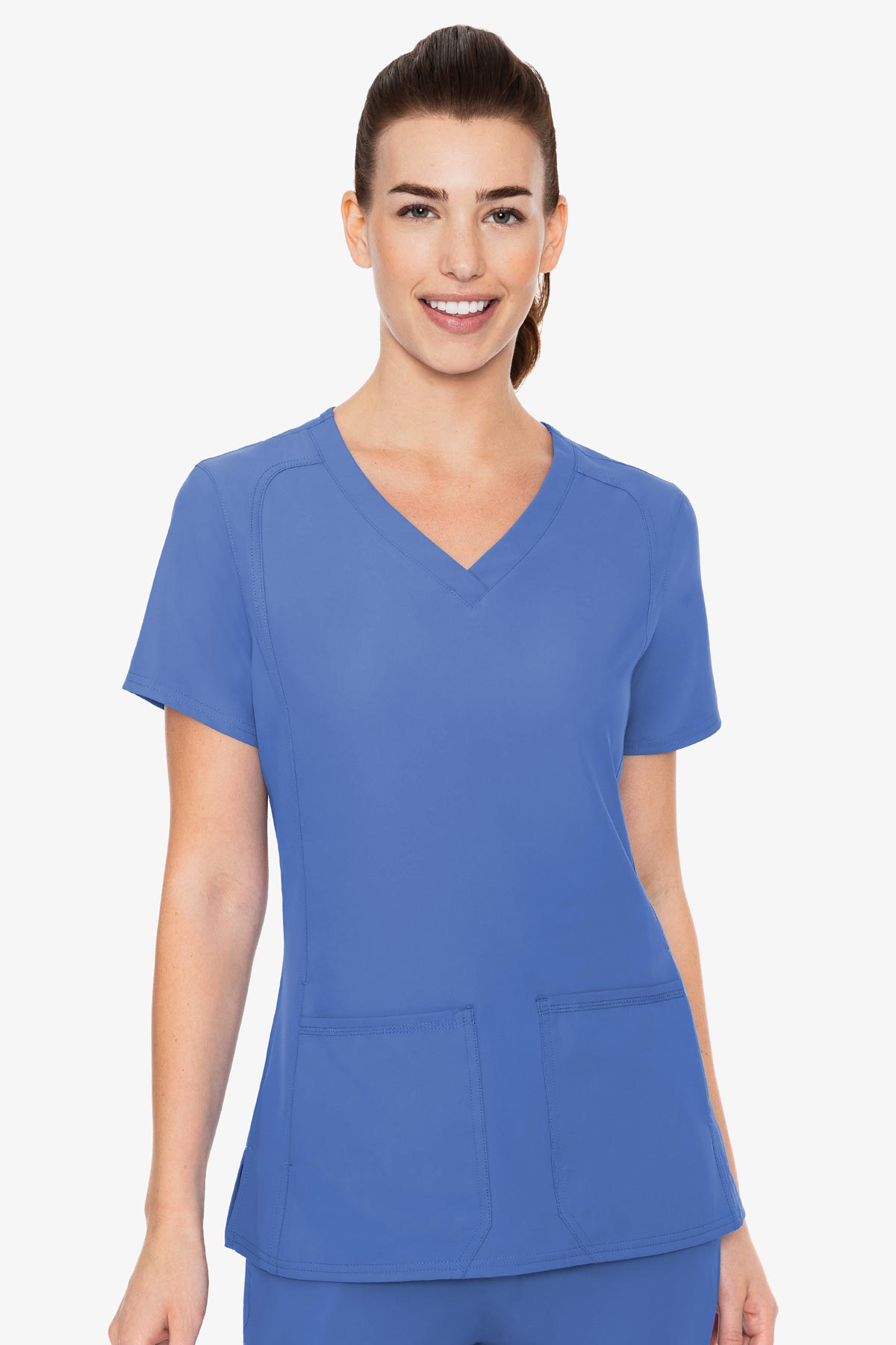 MED COUTURE 2468 SIDE POCKET TOP