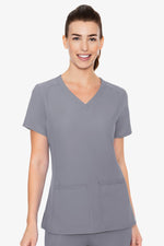 MED COUTURE 2468 SIDE POCKET TOP