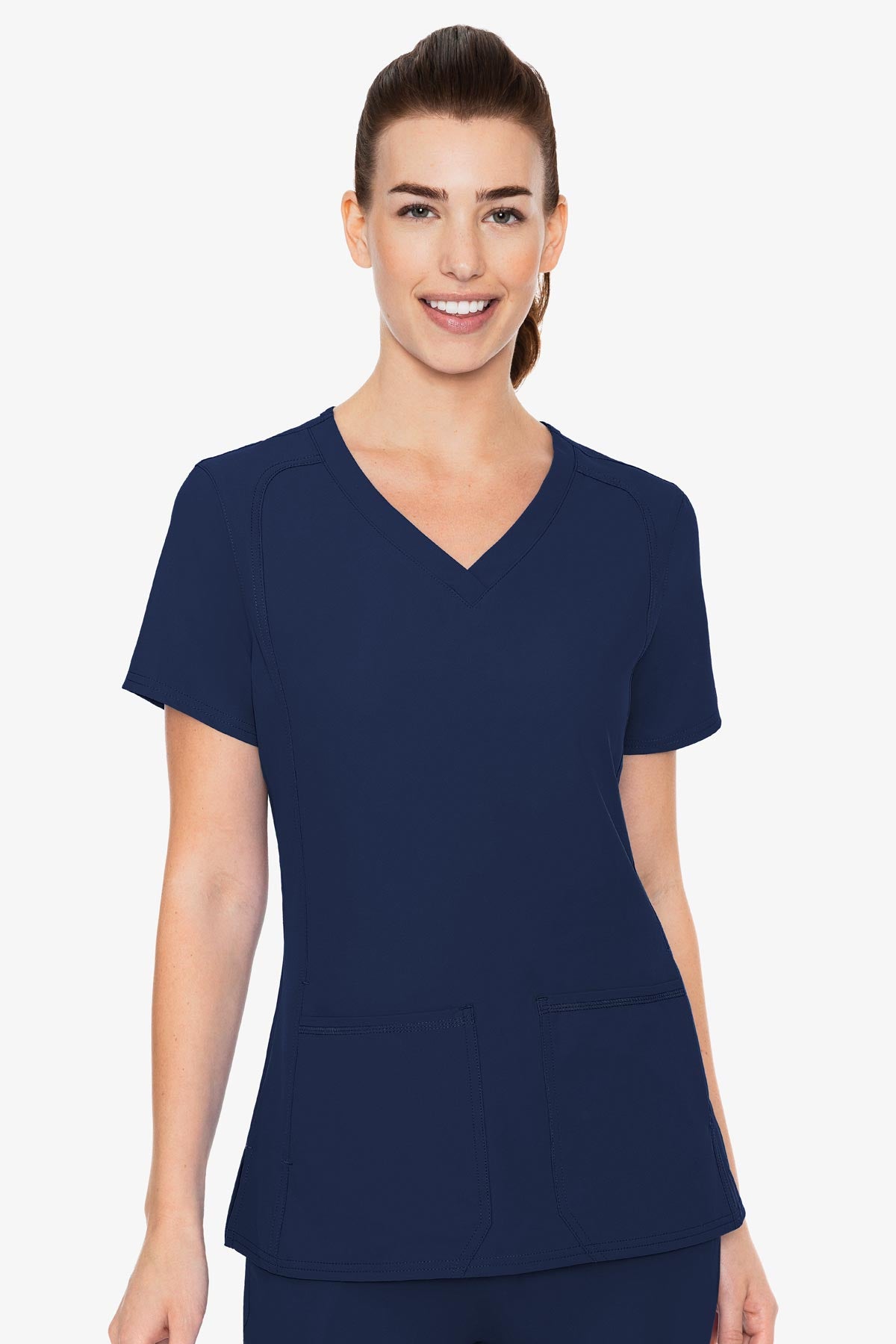 MED COUTURE 2468 SIDE POCKET TOP