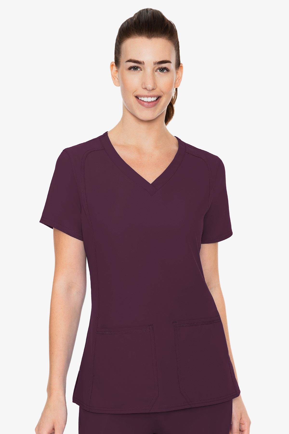 MED COUTURE 2468 SIDE POCKET TOP
