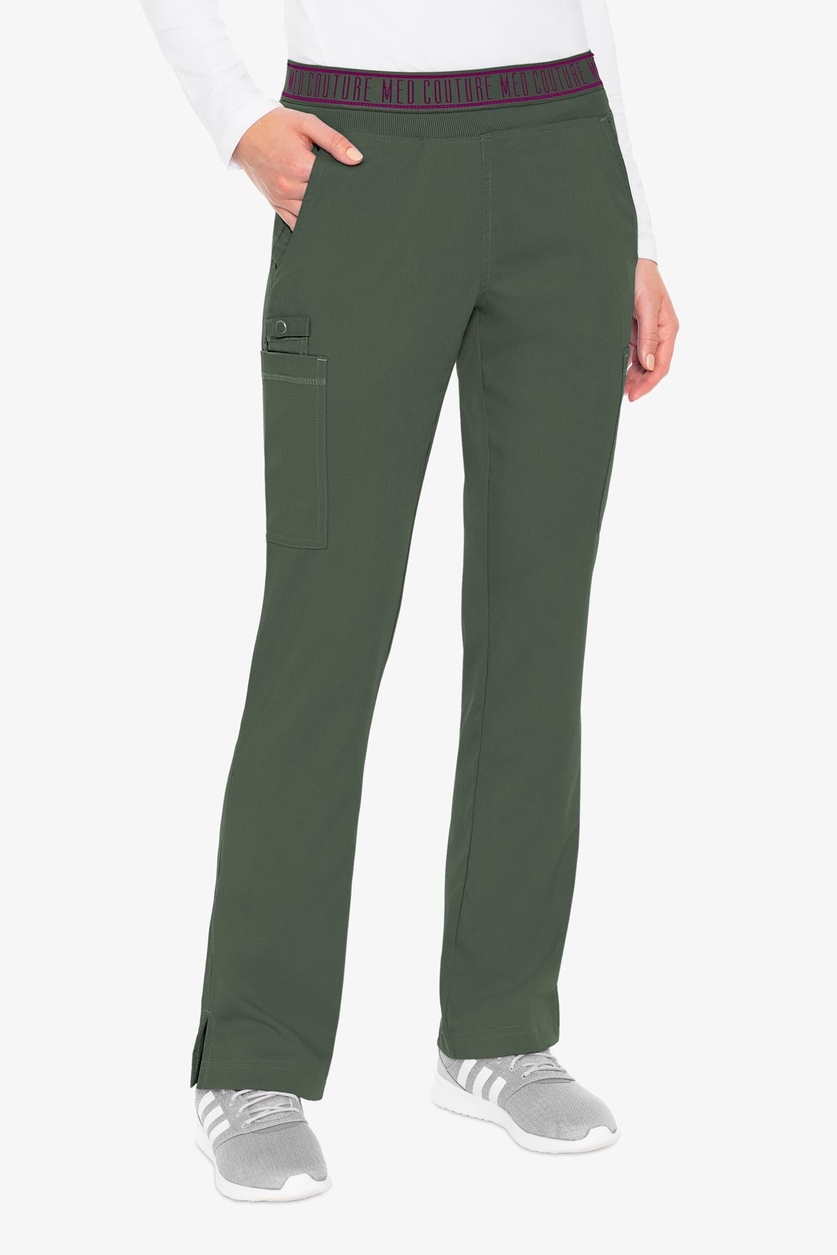MED COUTURE 7739 YOGA 2 CARGO POCKET PANT
