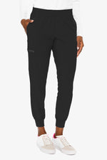 MED COUTURE 8739 SMOCKED WAIST JOGGER