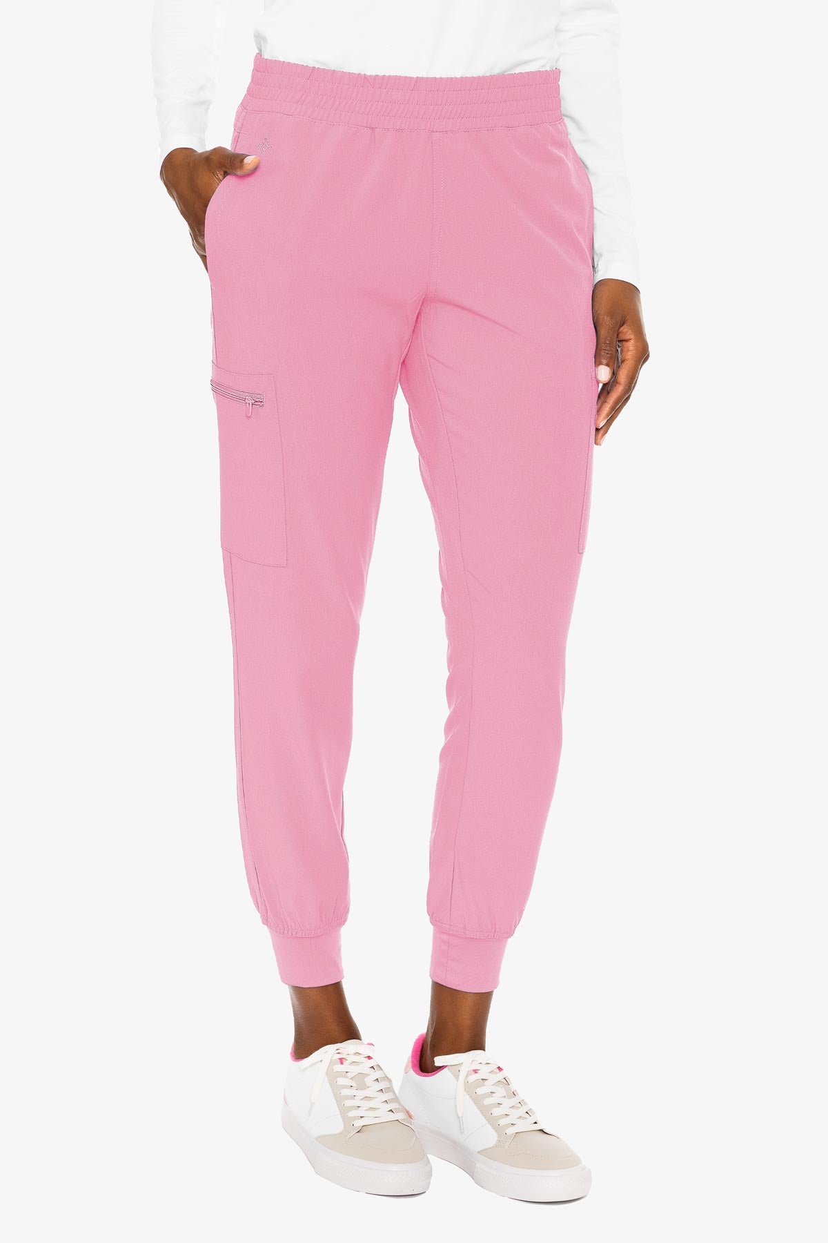 MED COUTURE 8739 SMOCKED WAIST JOGGER