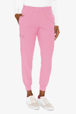 MED COUTURE 8739 SMOCKED WAIST JOGGER