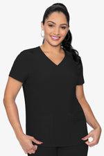 MED COUTURE 8478 KNIT BACK TOP