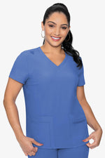 MED COUTURE 8478 KNIT BACK TOP