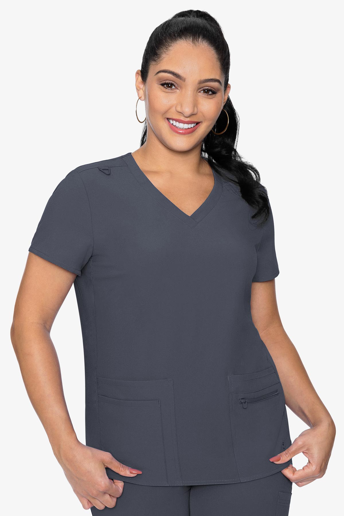 MED COUTURE 8478 KNIT BACK TOP