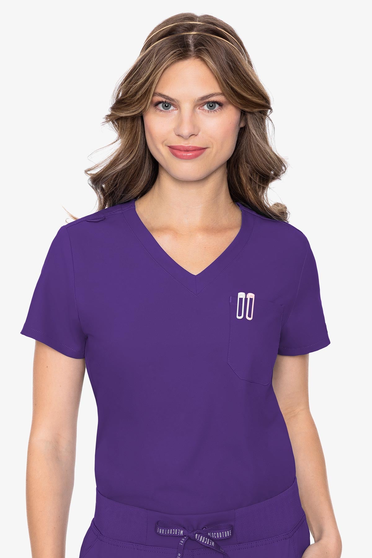 MED COUTURE 2432 ONE POCKET TOP