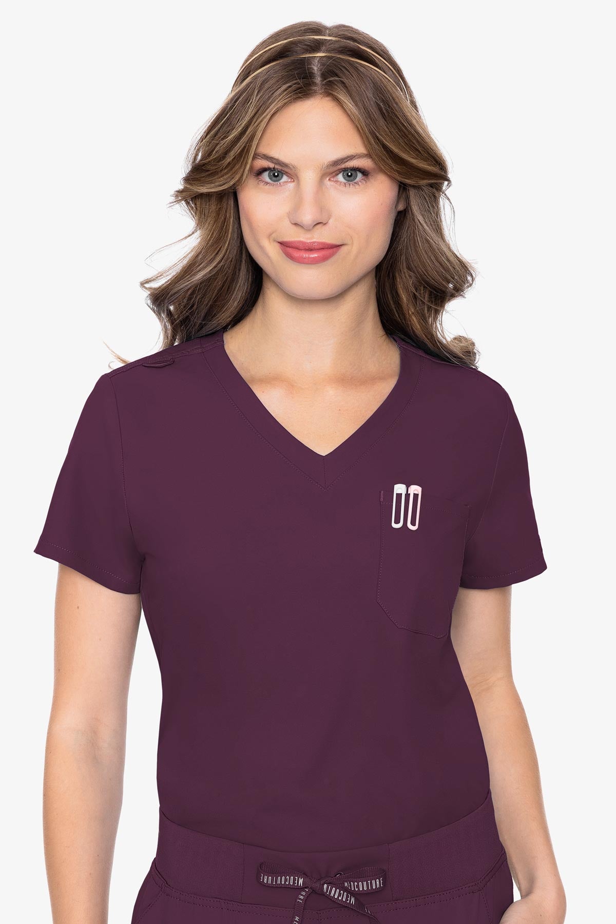 MED COUTURE 2432 ONE POCKET TOP