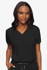 MED COUTURE 7448 V-NECK TUCK IN