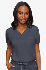 MED COUTURE 7448 V-NECK TUCK IN