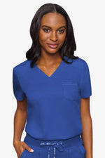 MED COUTURE 7448 V-NECK TUCK IN