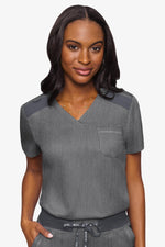 MED COUTURE 7448 V-NECK TUCK IN