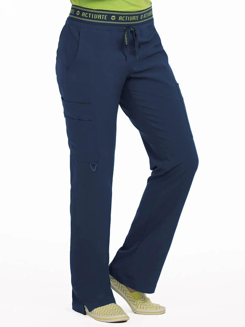 MED COUTURE 8758 YOGA 2 CARGO POCKET PANT