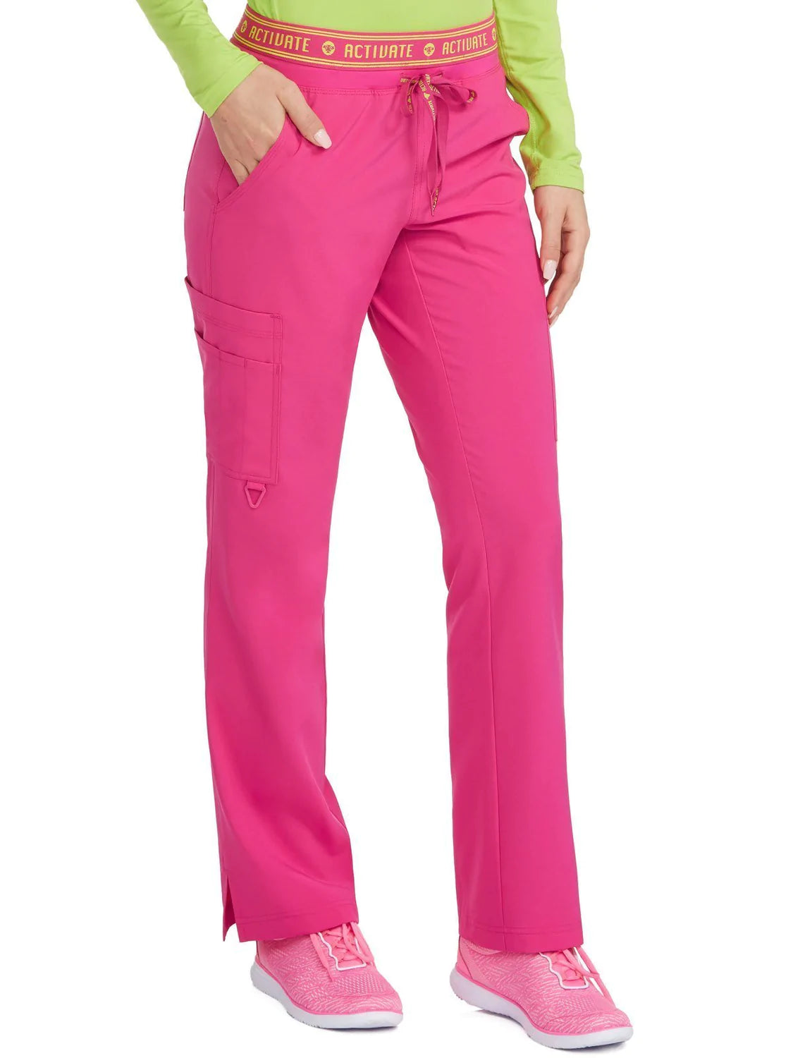 MED COUTURE 8758 YOGA 2 CARGO POCKET PANT